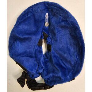 Soft Inflatable Travel Neck Comfort Rest Blue Easy Packing Sleeping